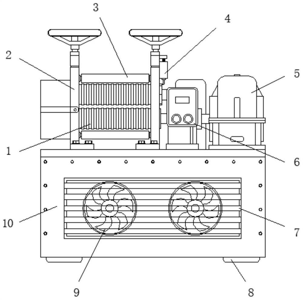 Brass rod machining continuous casting device