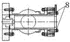 Shield tunneling machine muddy water tank soil mud pressure sensor replacing device and method for replacing same