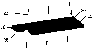 On-line preparation method of line electrode of minuteness group lines