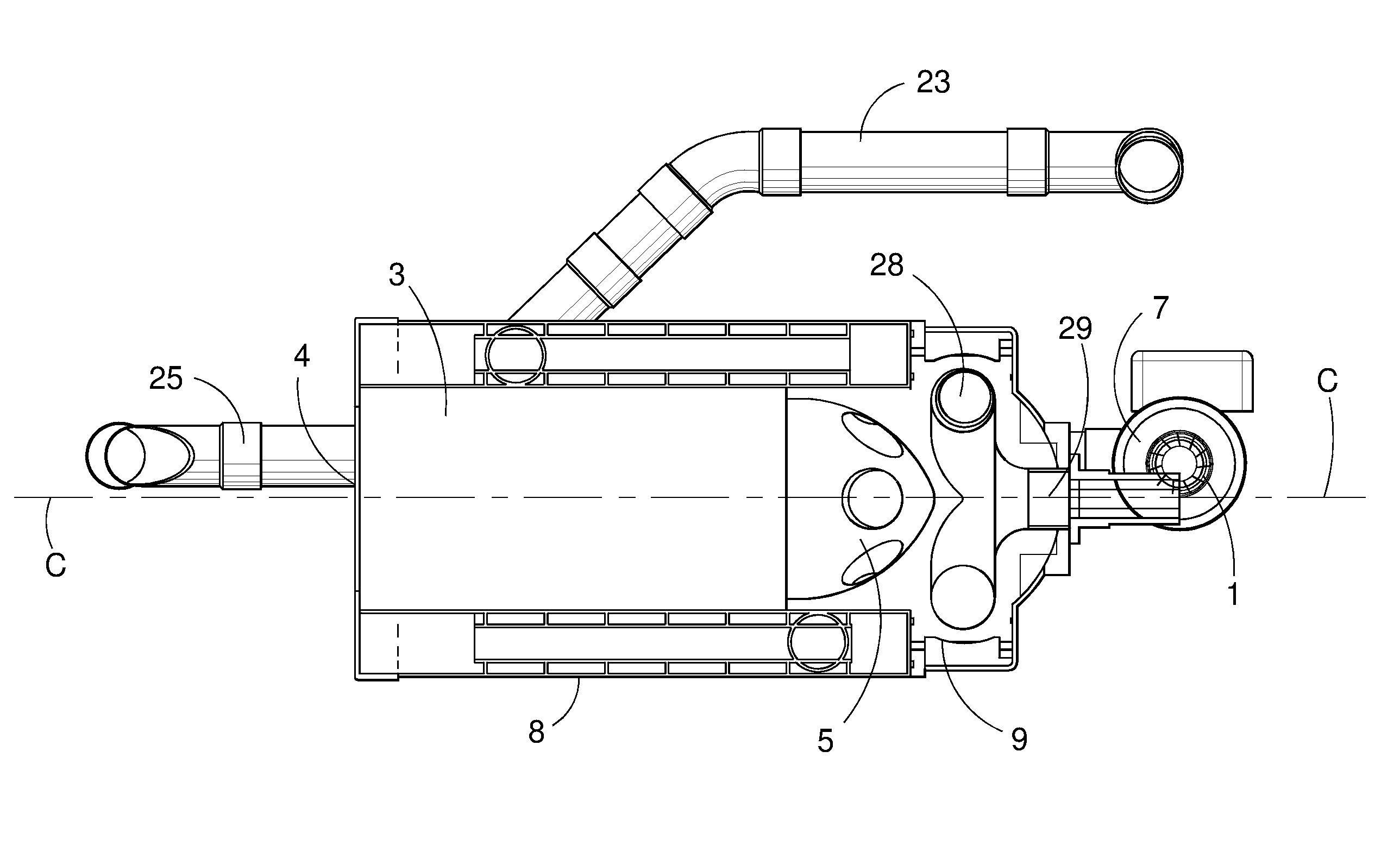 Indirectly heated gas turbine system