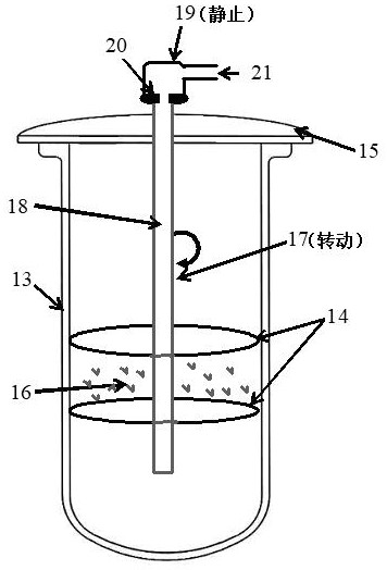 Microcarrier bioreactor tank inner and outer pipeline channel sealing connection device