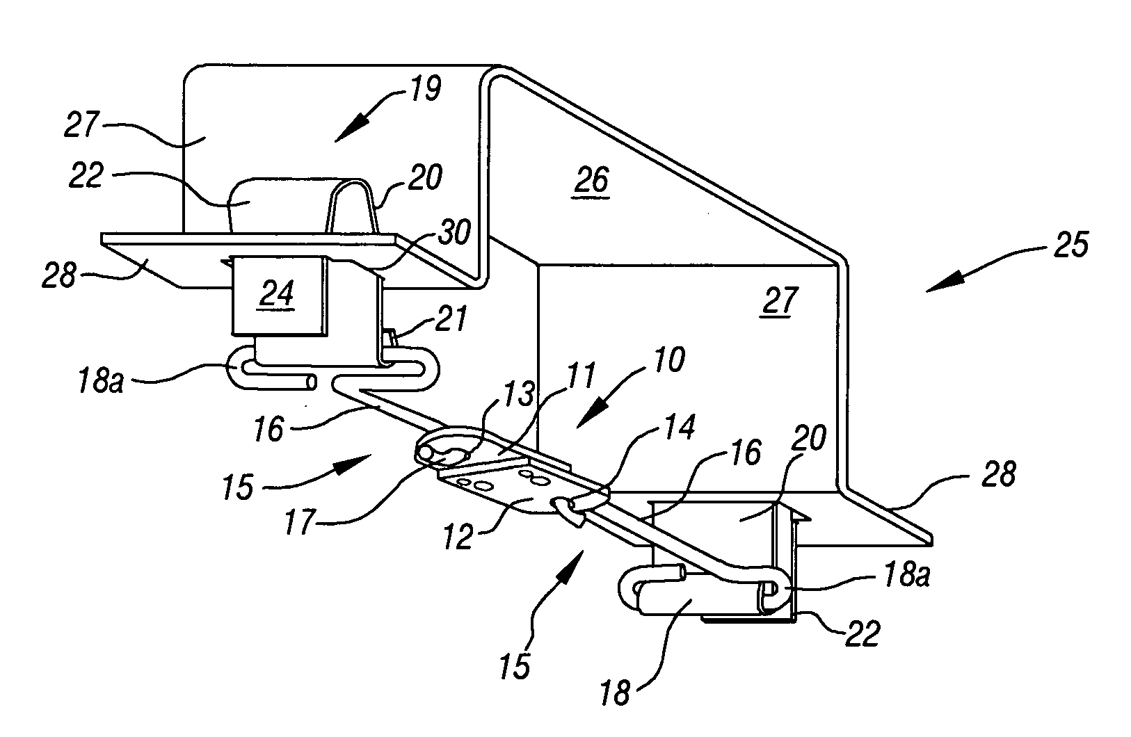 Fire damper latching apparatus