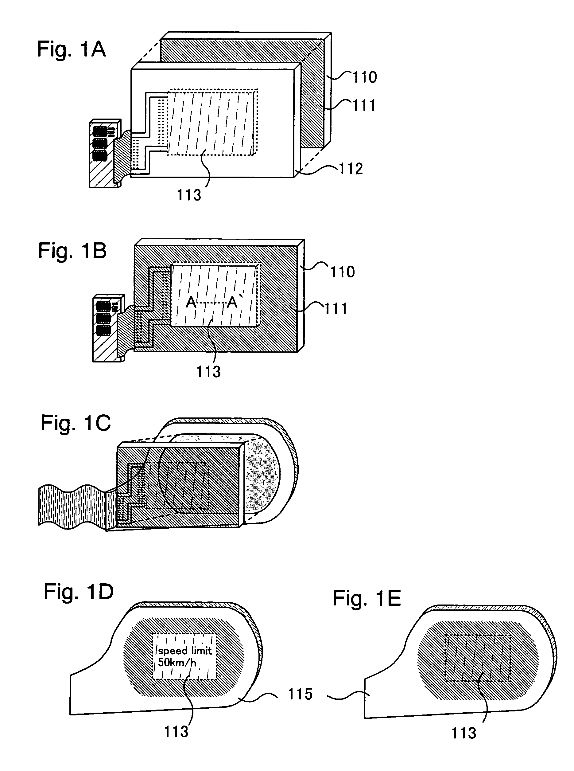 Display device, and vehicle-mounted display device and electronic