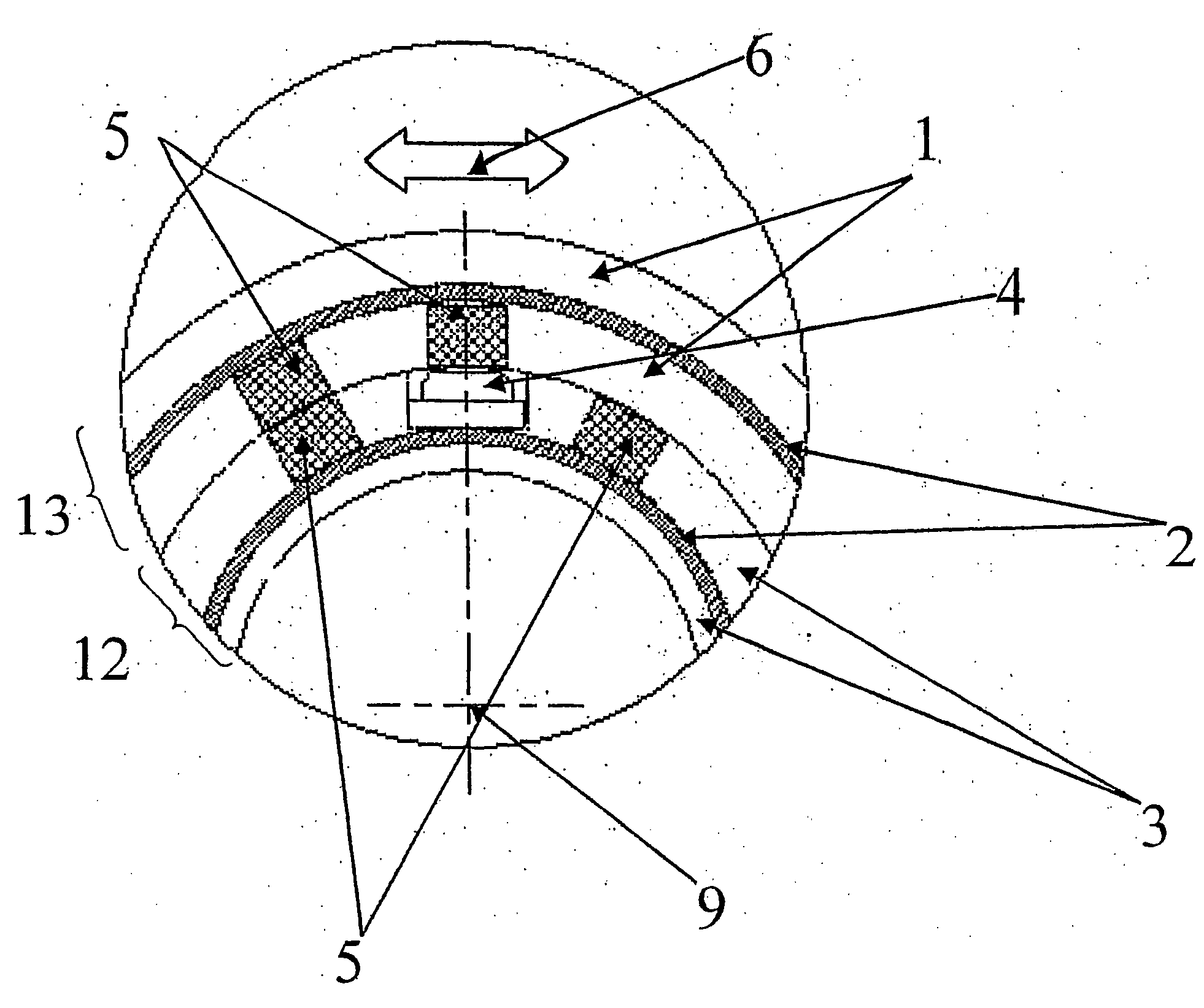 Switching unit having a locking function for a tool