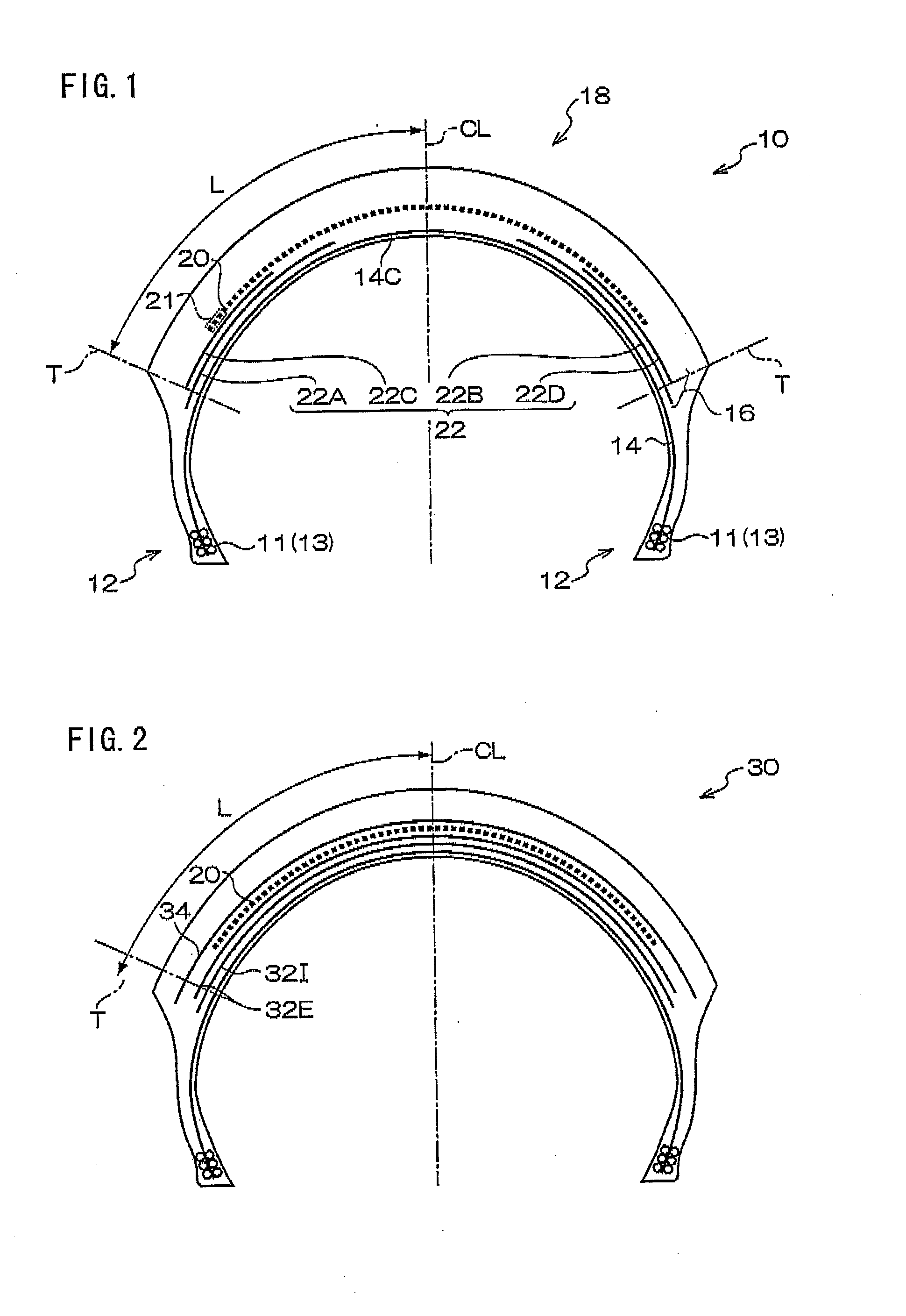 Pneumatic tire for two-wheeled vehicle