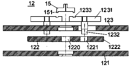 Three-point force tester for cylindrical elastic element