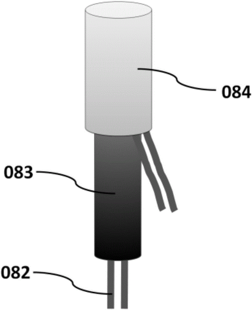 Multi-encephalic region field potential recording electrode and implantation method