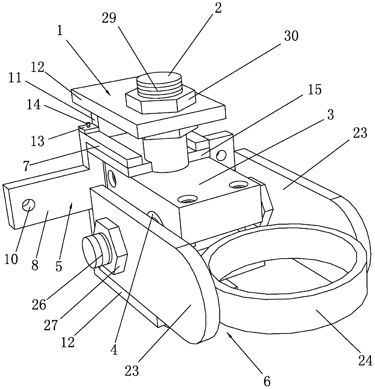 Supporting device for integrated cooker smoke exhaust pipe and installation method thereof