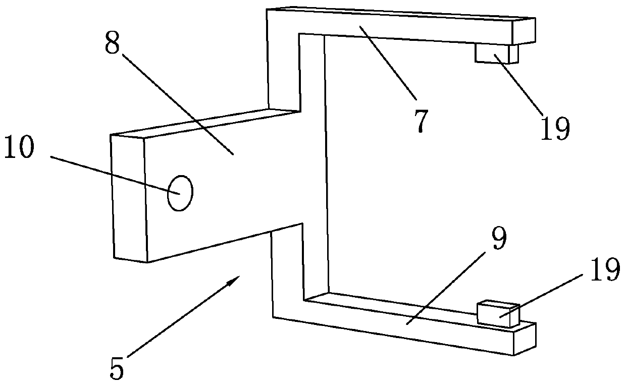 Supporting device for integrated cooker smoke exhaust pipe and installation method thereof