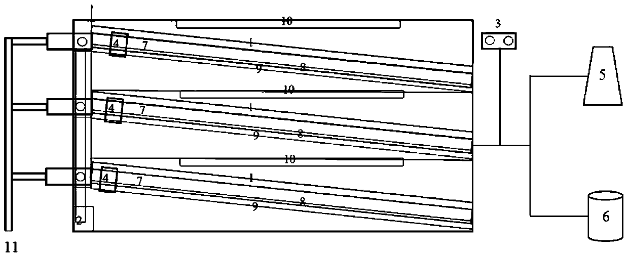 Thin-layer surface-flowing wastewater treatment carrier, and wastewater treatment and thallus recovery system and method