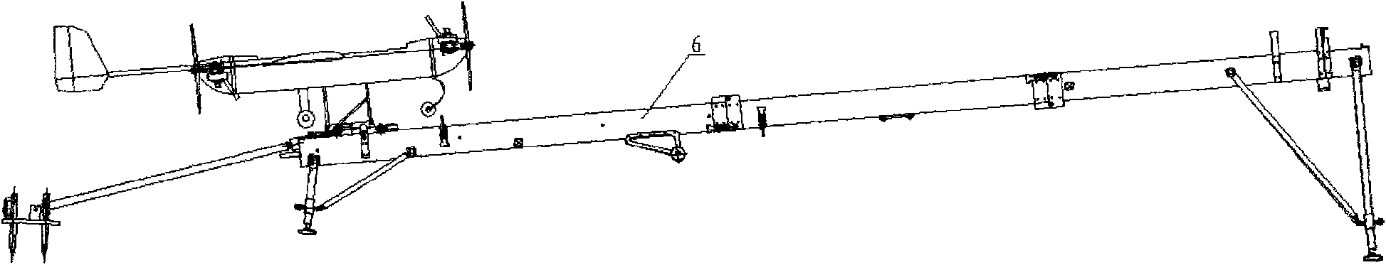 Unmanned aerial vehicle system applied to weather modification