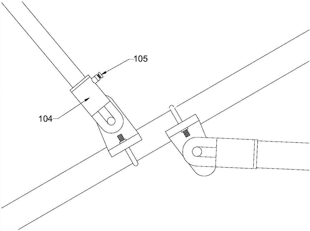 Defect detecting method of propping bolts at ends of diagonal bracing