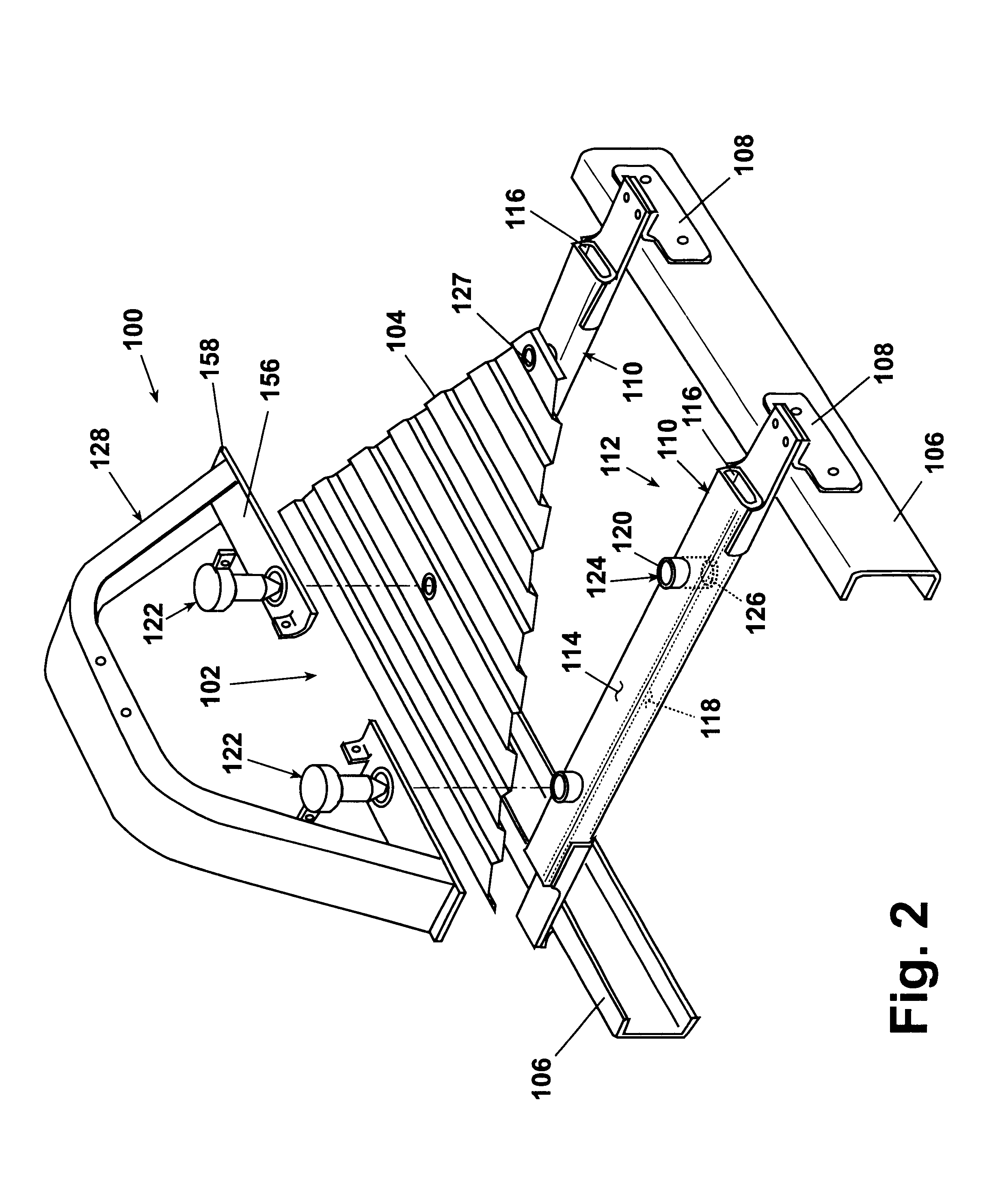 Under-bed fifth wheel mounting system