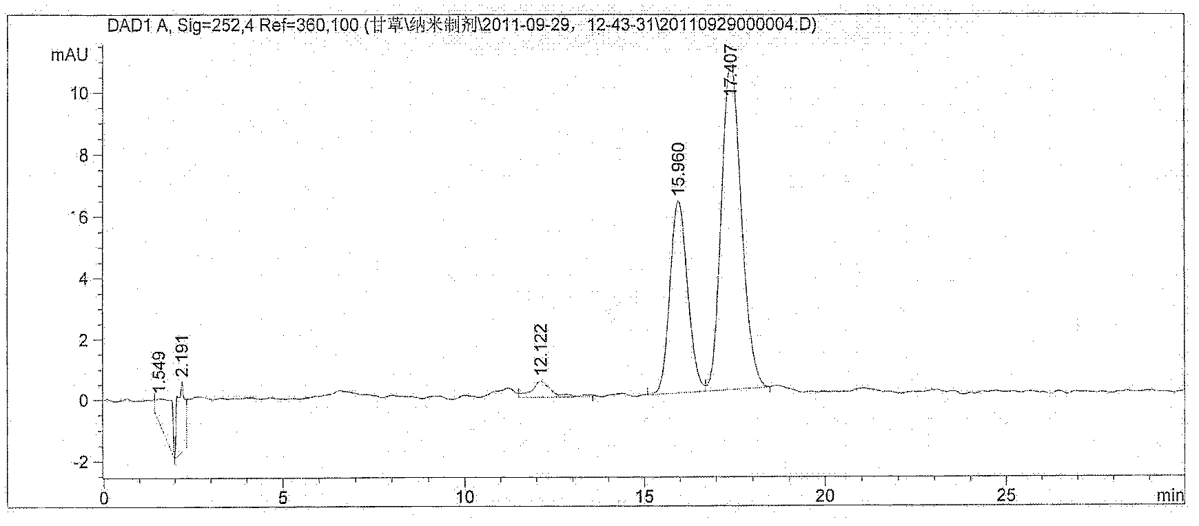 Preparation method for trans-glycyrrhizic acid