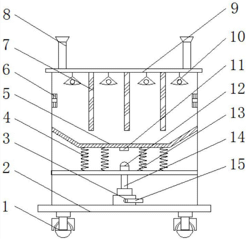 Agricultural animal husbandry rearing trough