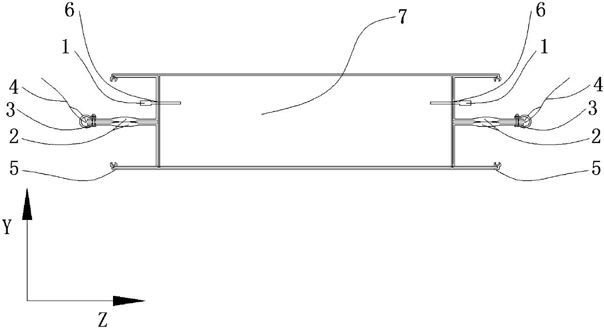 Curtain wall hoisting device