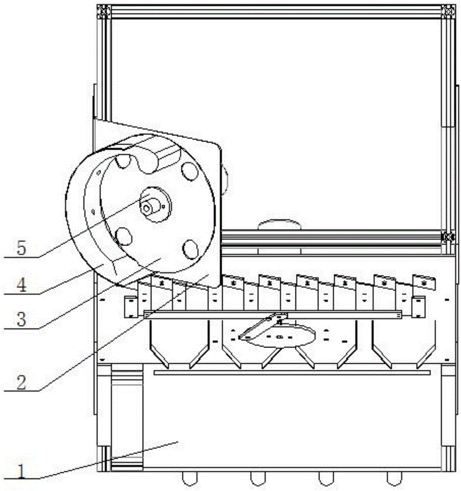 Cam vertical coin sorting device