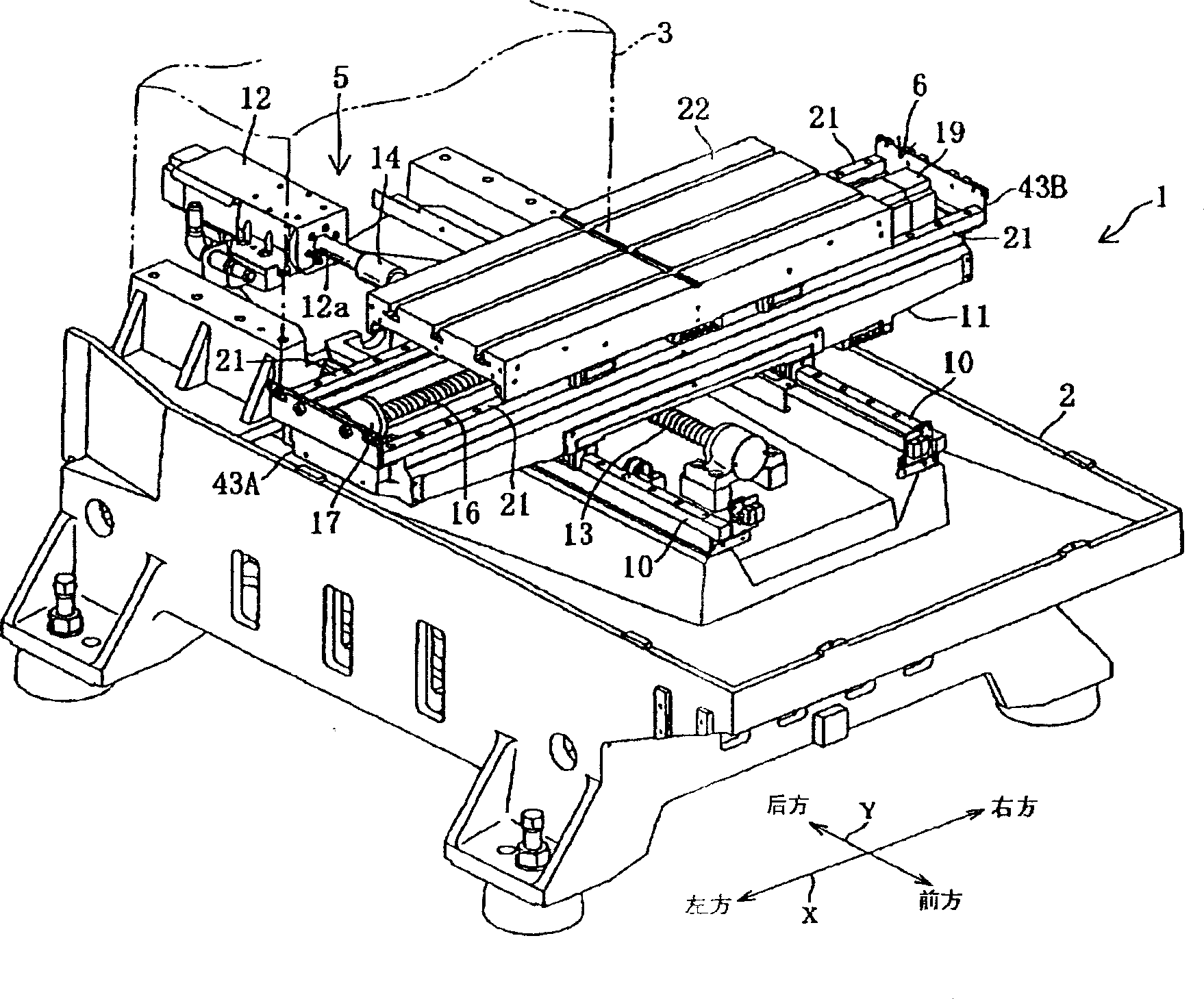 Extensible protection board of machine tool