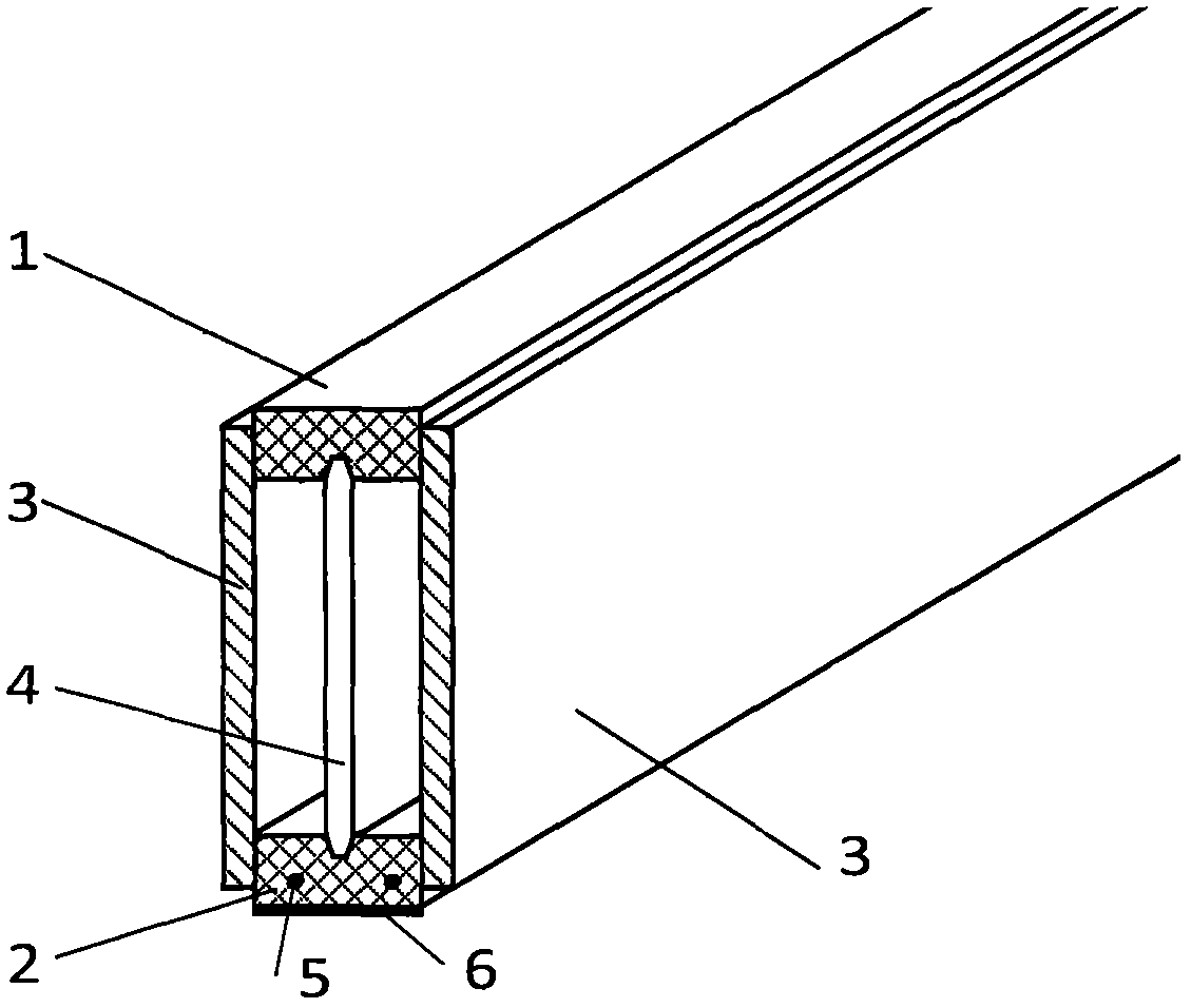 FRP-rebar-bamboo laminated wood combined box girder