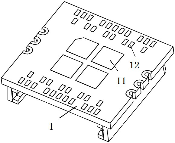 Packaging structure of photoelectric module and photoelectric module using packaging structure