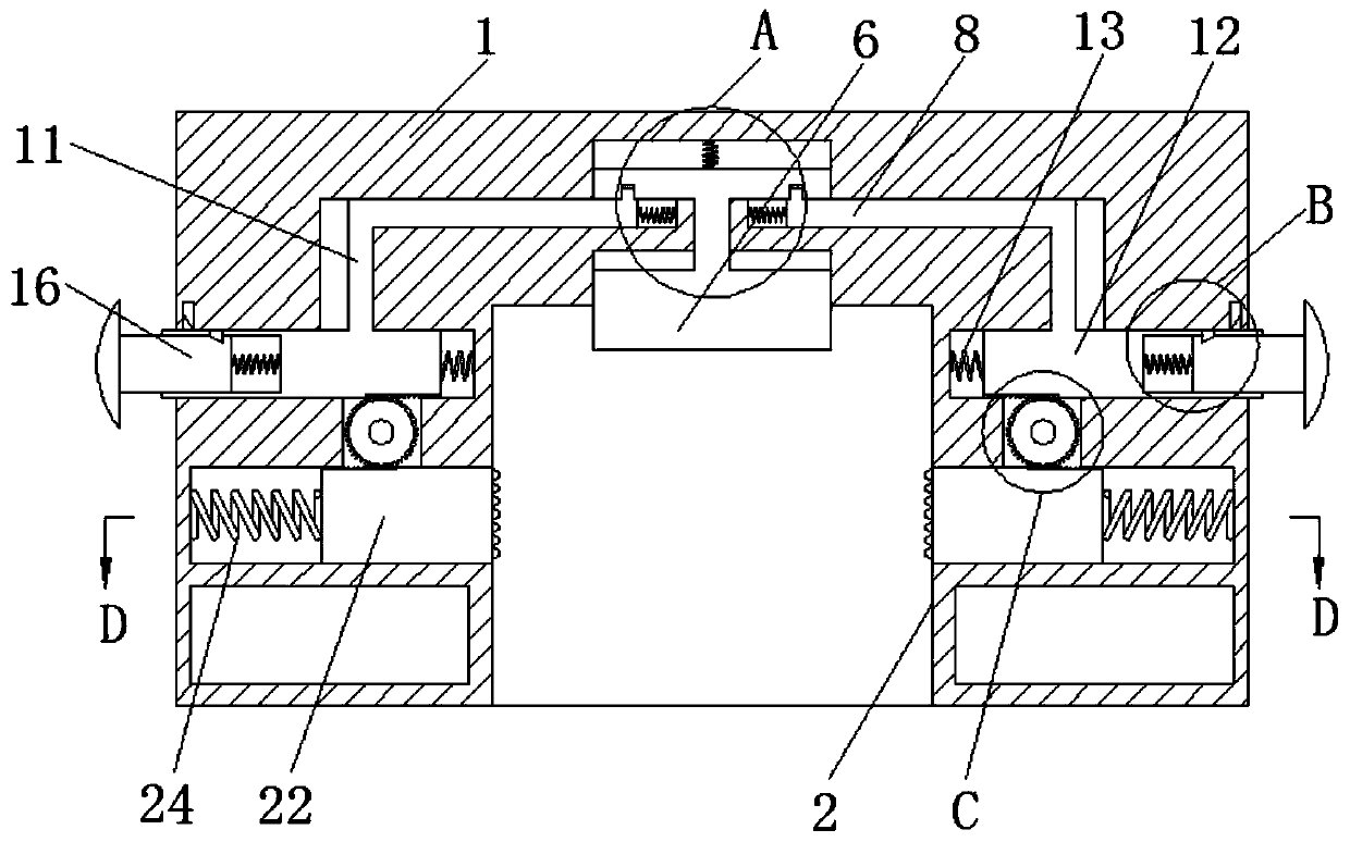 Lam pholder with automatic clamping function based on gear drive principle