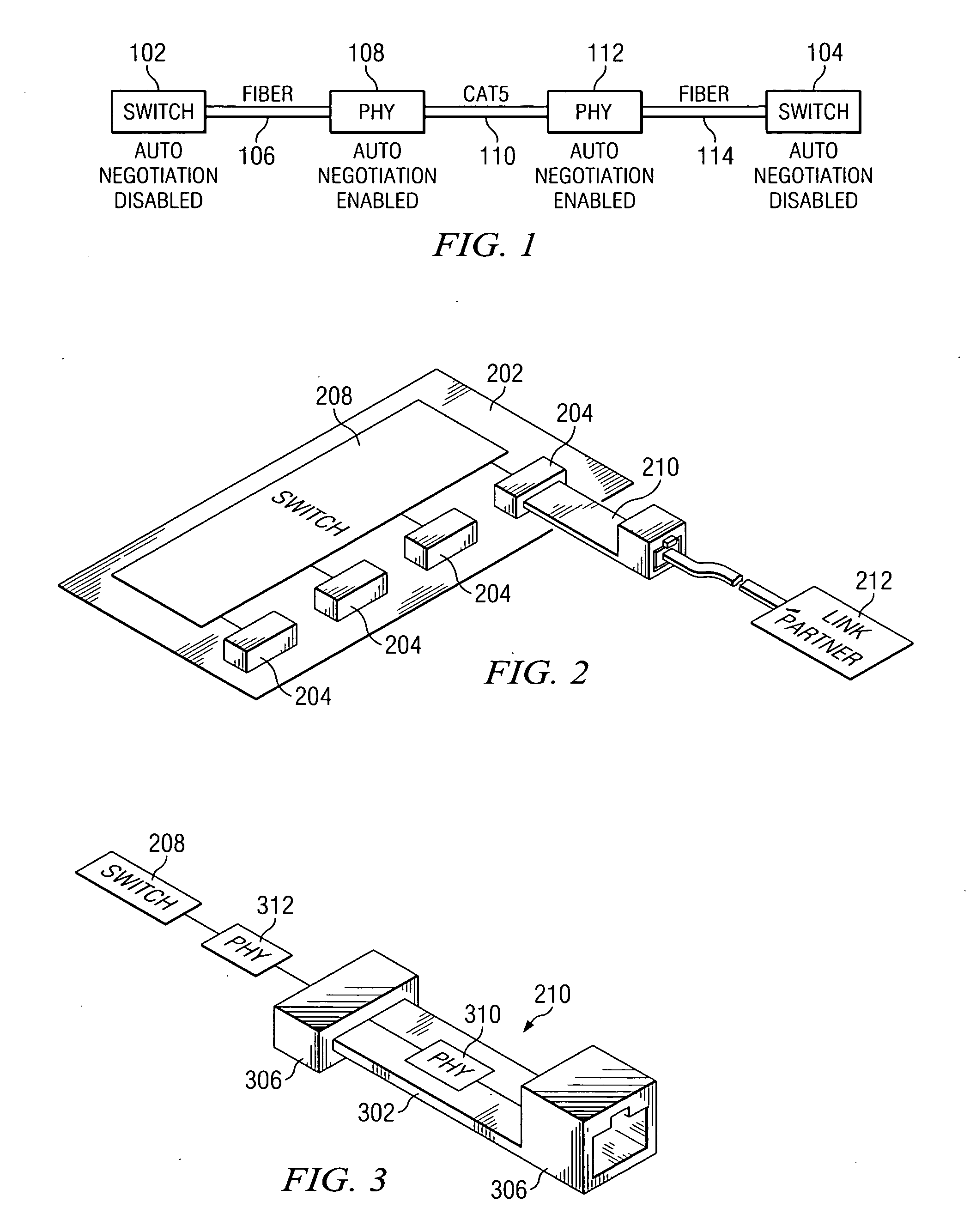 Method for detecting link partner state during auto negotiation and switching local state to establish link