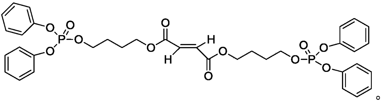 Reaction type flame-retardant unsaturated polyester resin for glass fibre reinforced plastic matrix