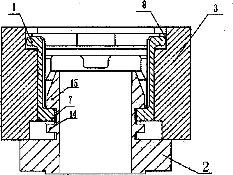 Quick detachable joint of nuclear fuel assembly