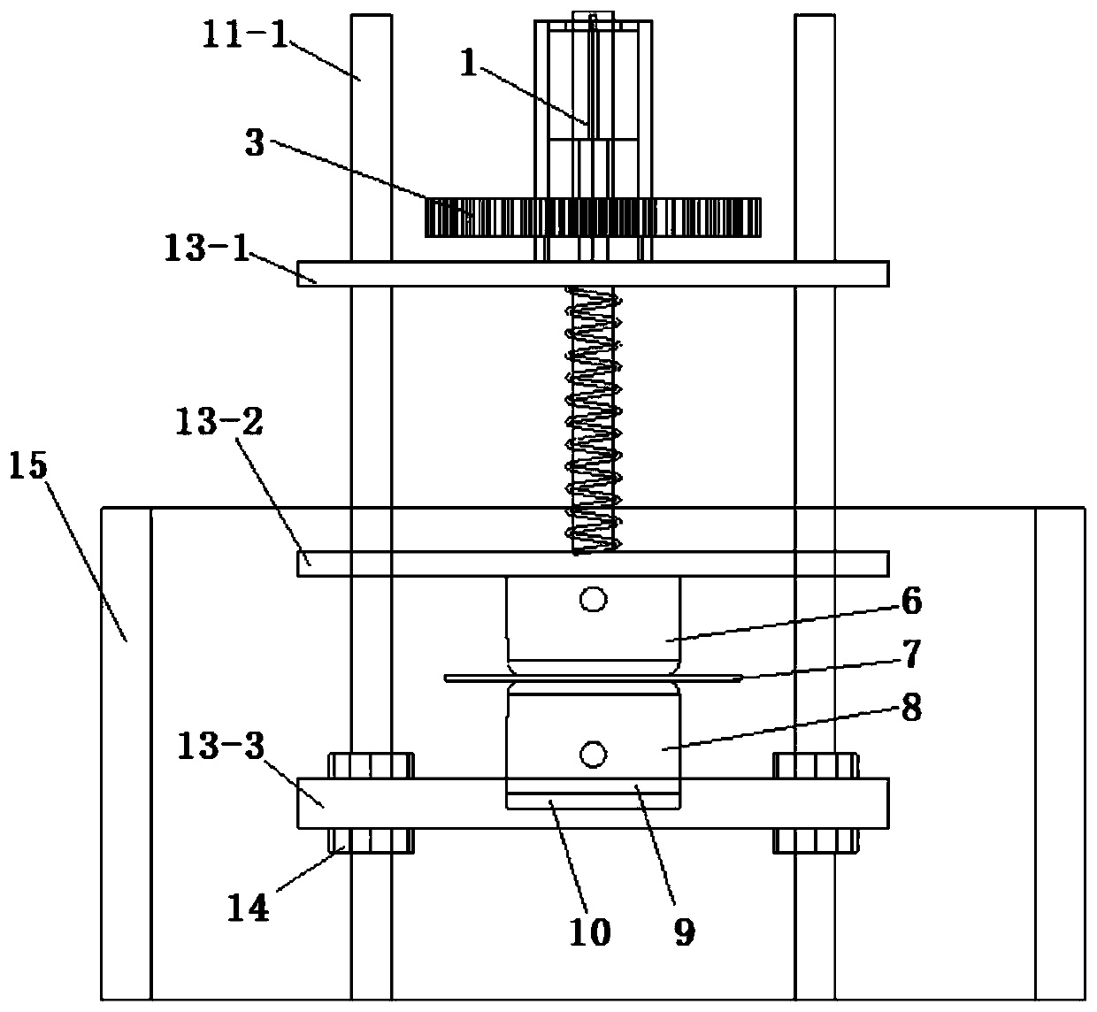 Insulating material electric resistance experiment plate electrode device for providing dynamic pressure and insulating material electric resistance experiment method