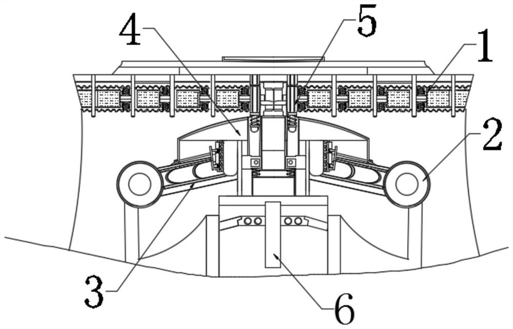 Foundation engineering equipment capable of automatically pushing rest table according to tamping force