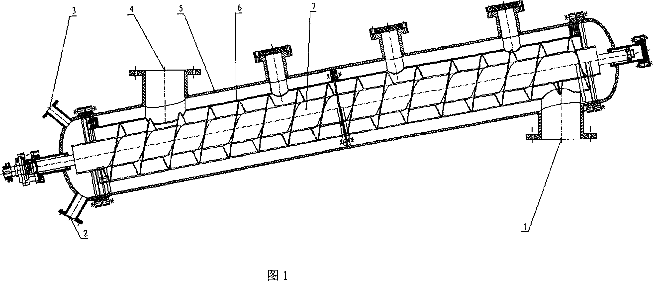 Pressurization process device for tobacco material online expansion