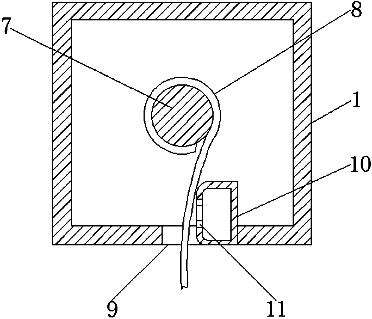 Projection screen used for multimedia teaching and with dust removal effect