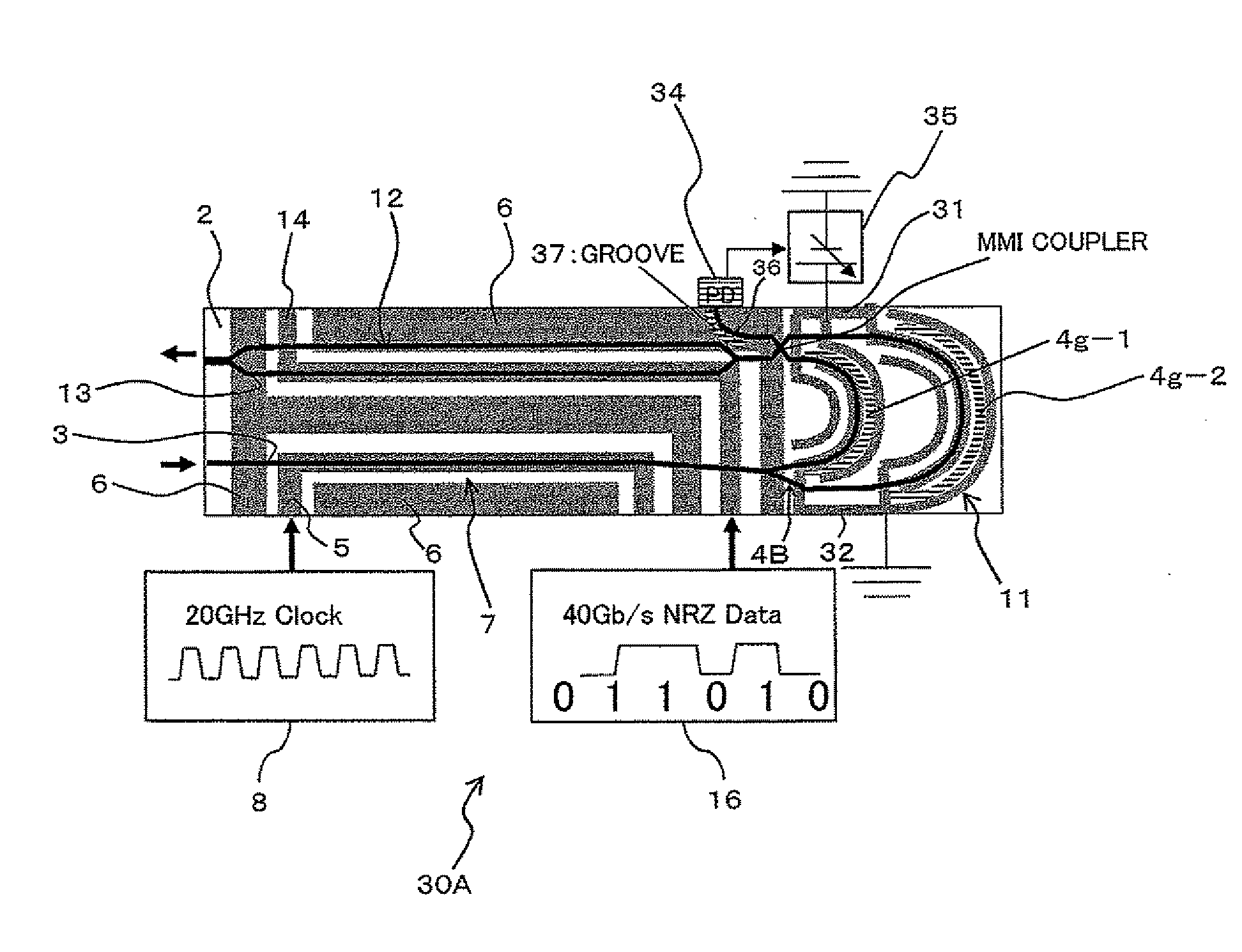 Optical waveguide device