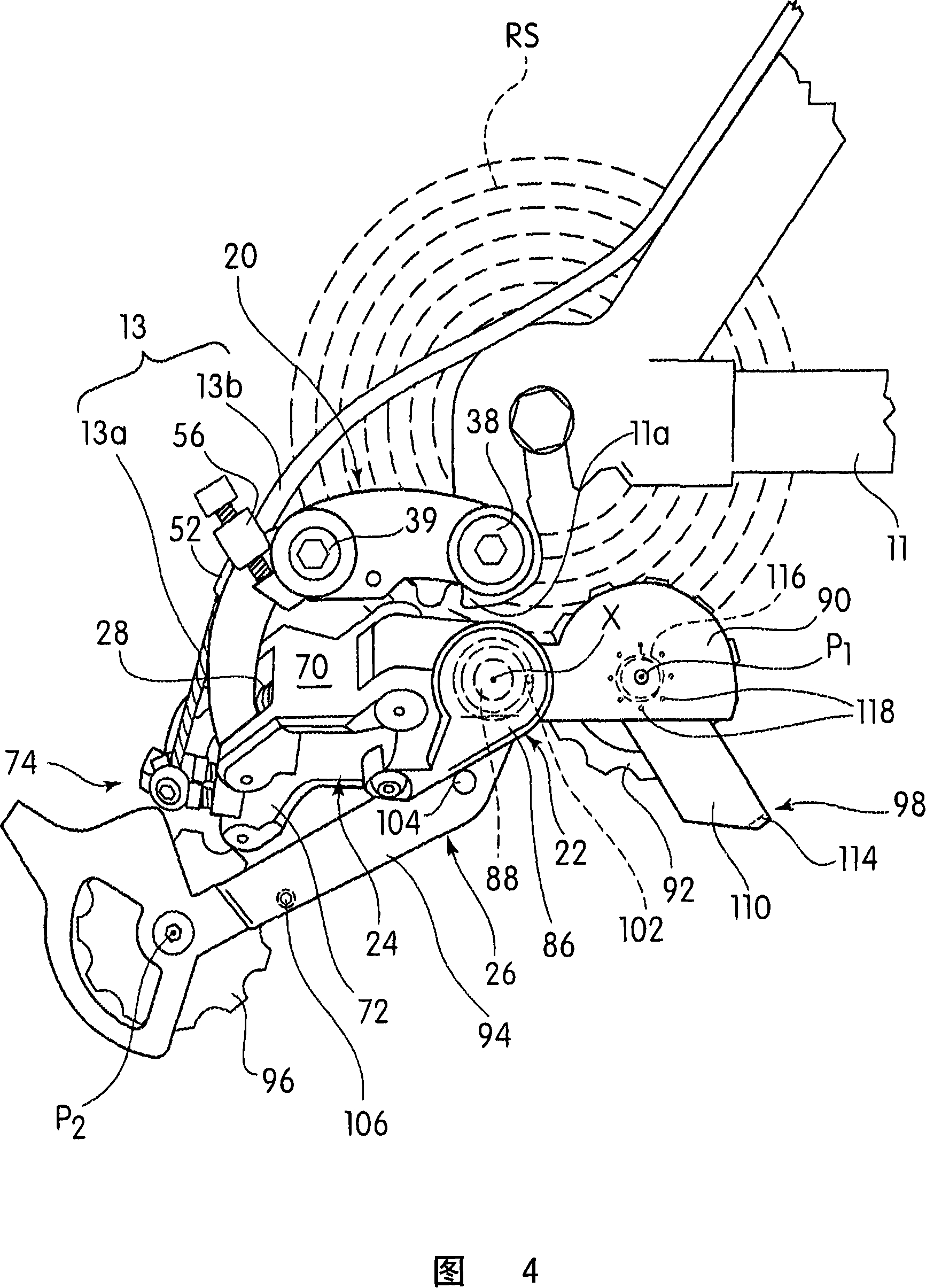 Bicycle rear derailleur