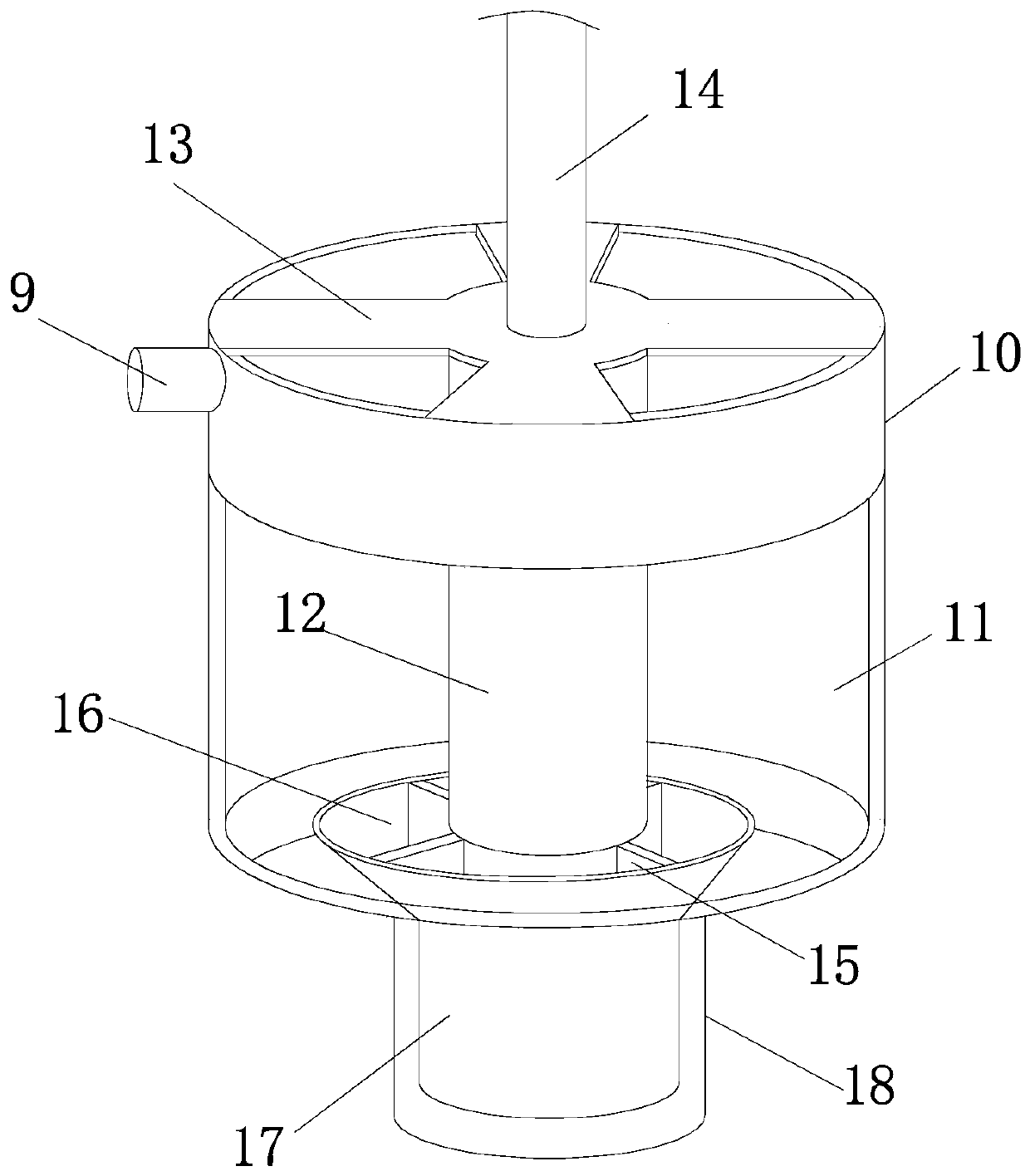 Anti-backflow oxygen humidification device for respiratory department