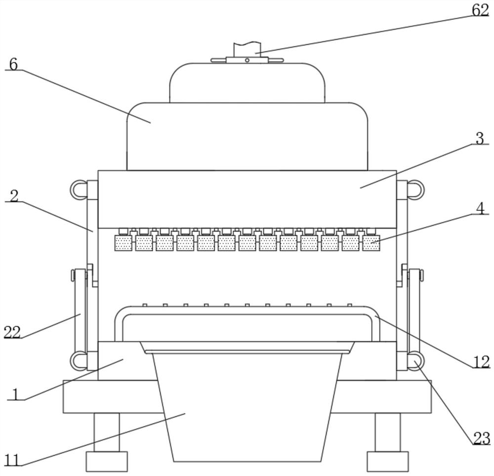 Disinfection device for medical supplies in operating room