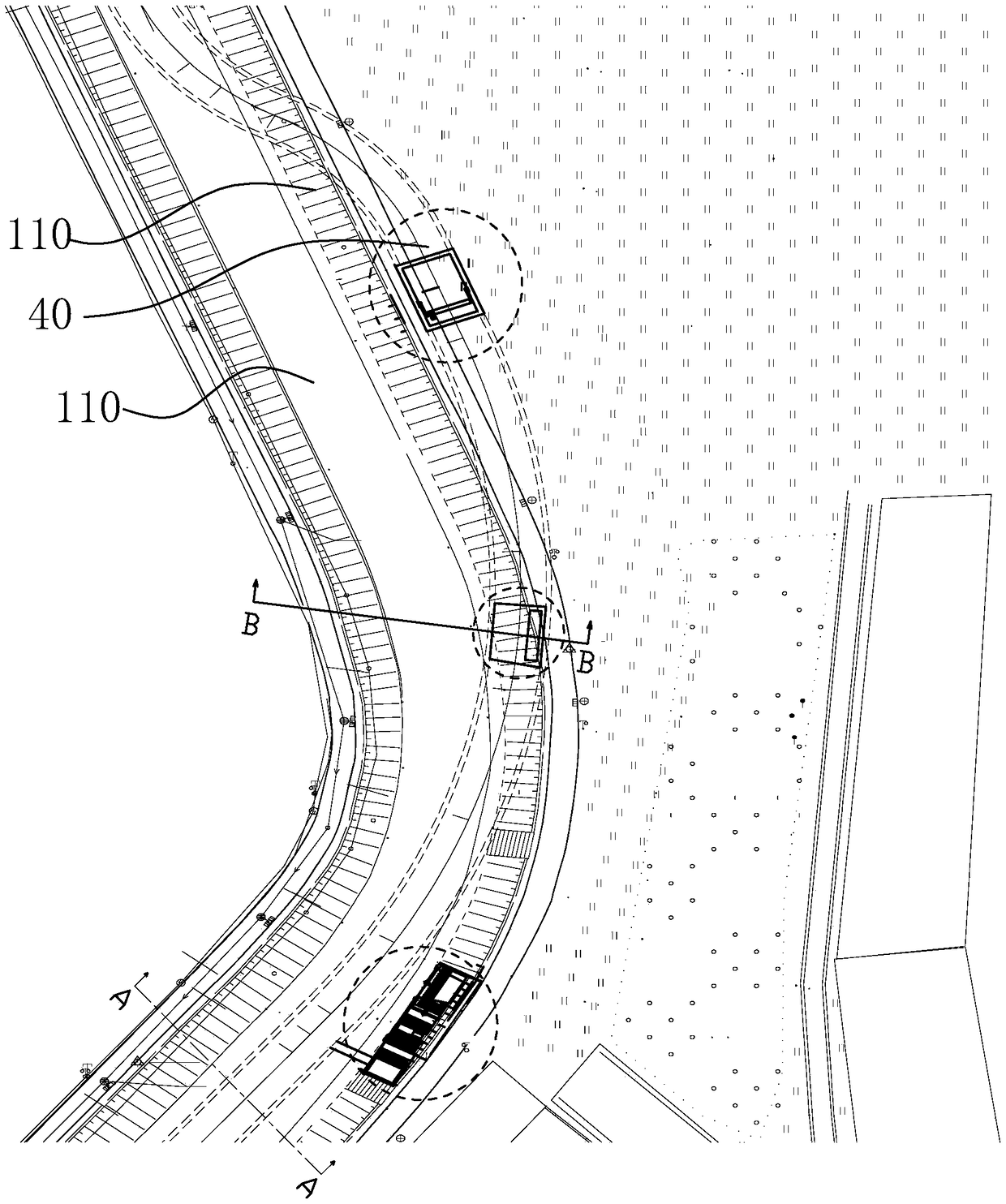 Construction method of shallow tunnel integrated system for improving quality of water environment