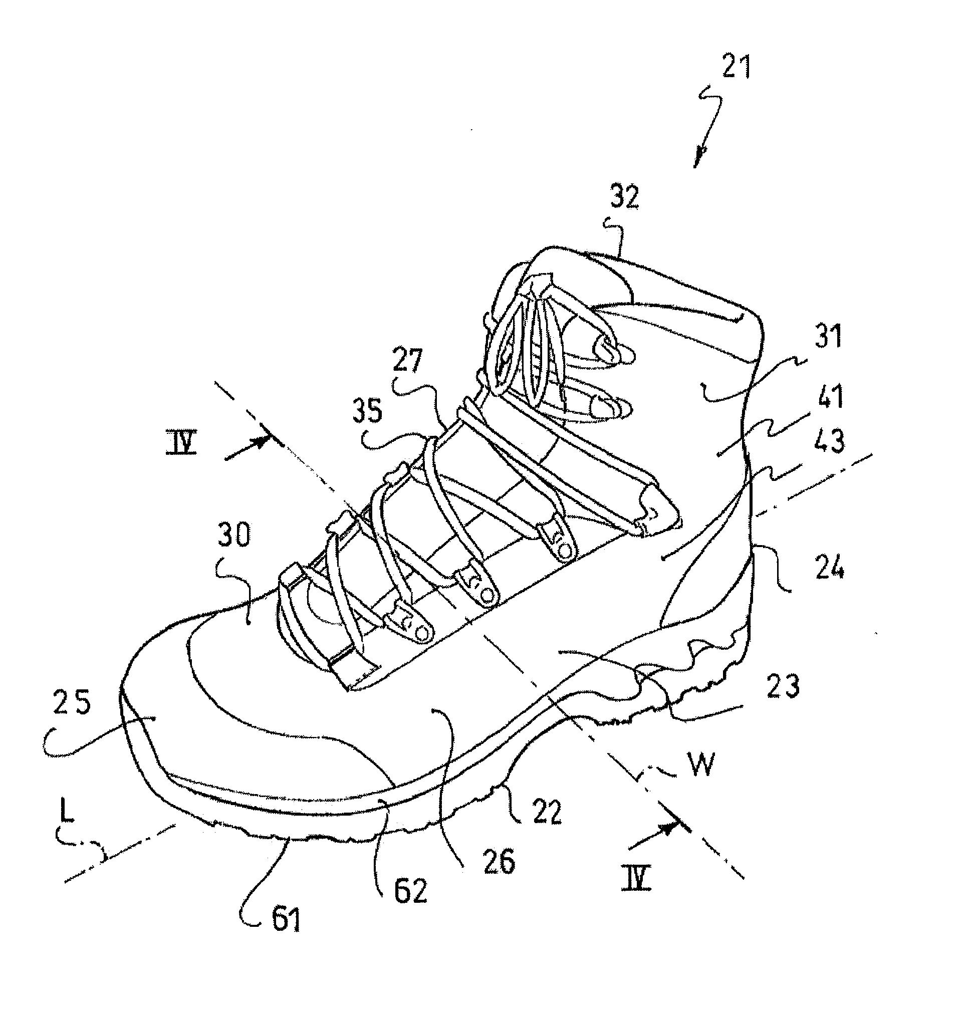 Footwear with improved sole assembly