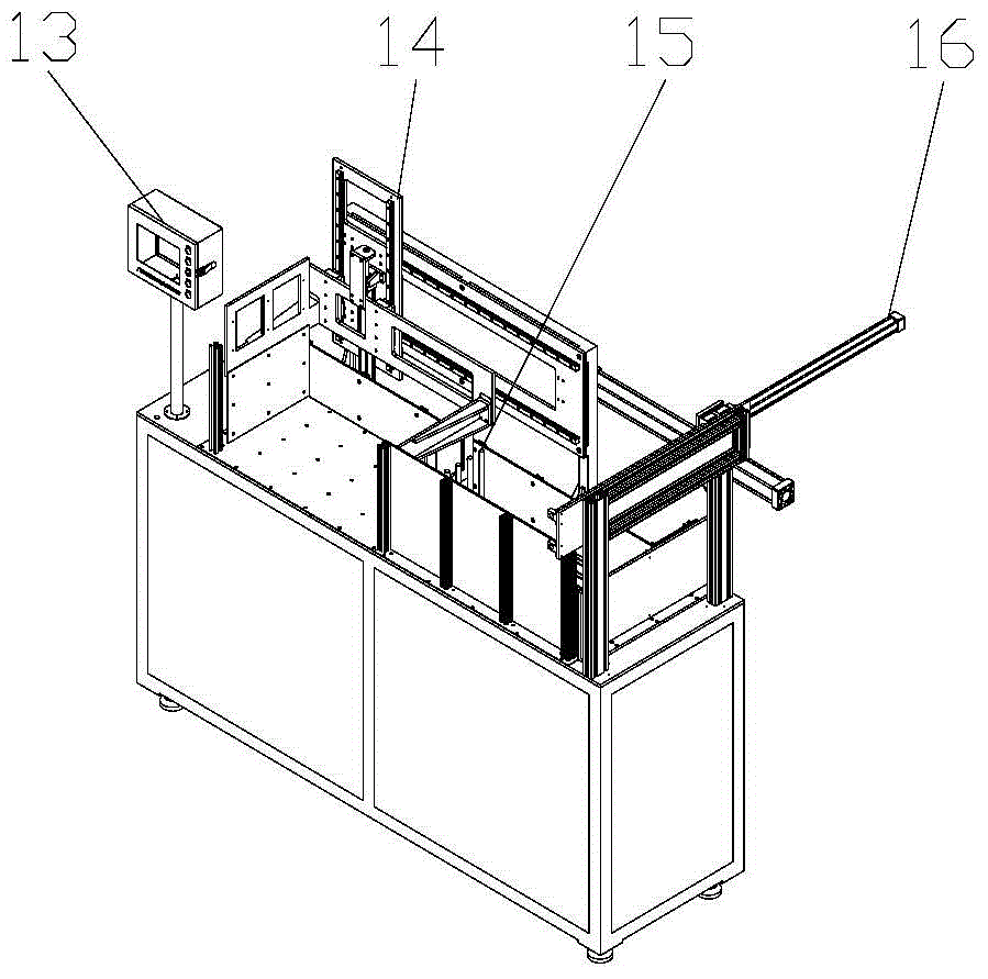 A fully automatic dismantling device and method for waste power batteries