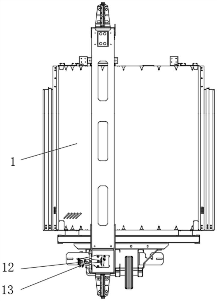 Public elevator car capable of realizing non-contact man-machine interaction