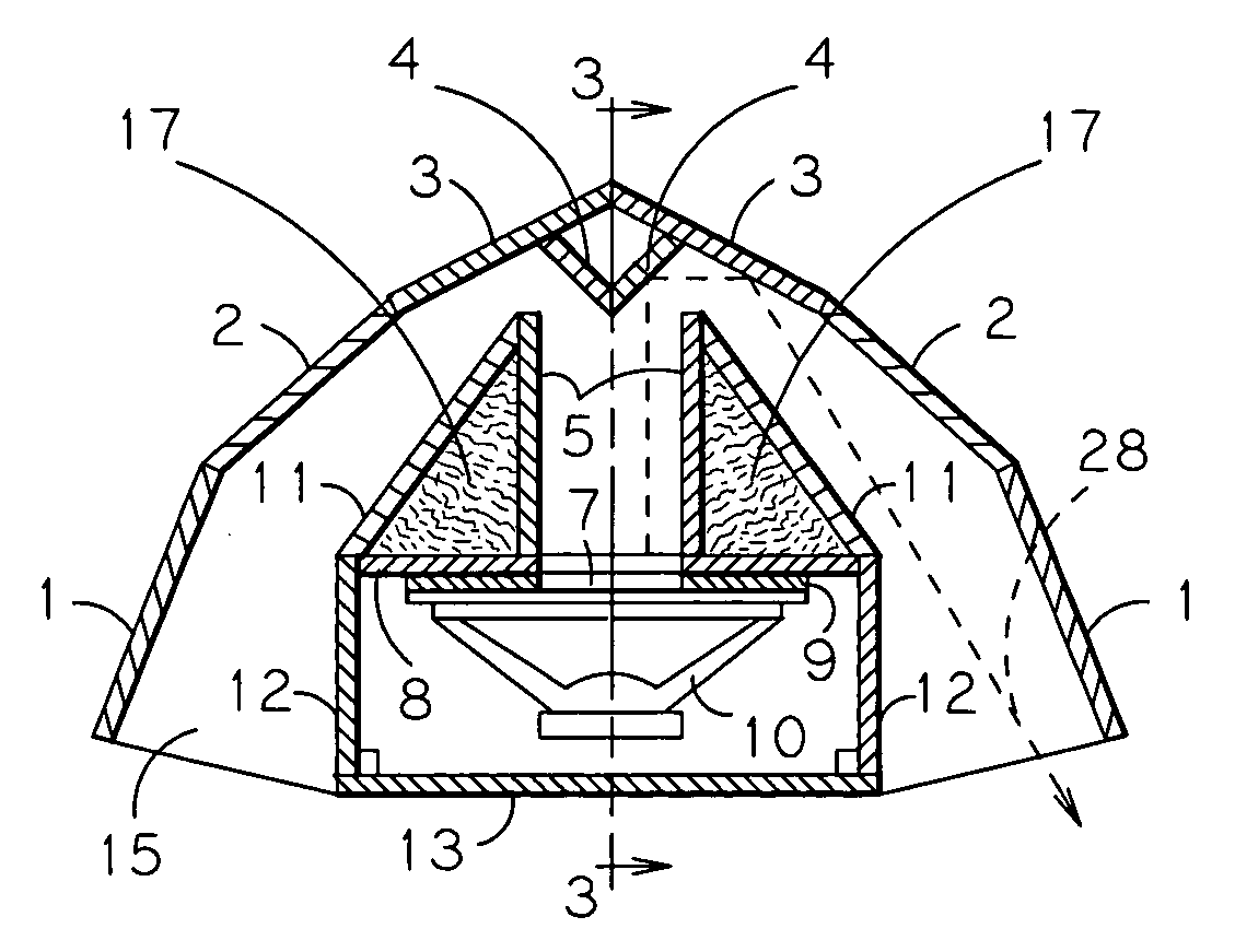 Convertible folded horn enclosure