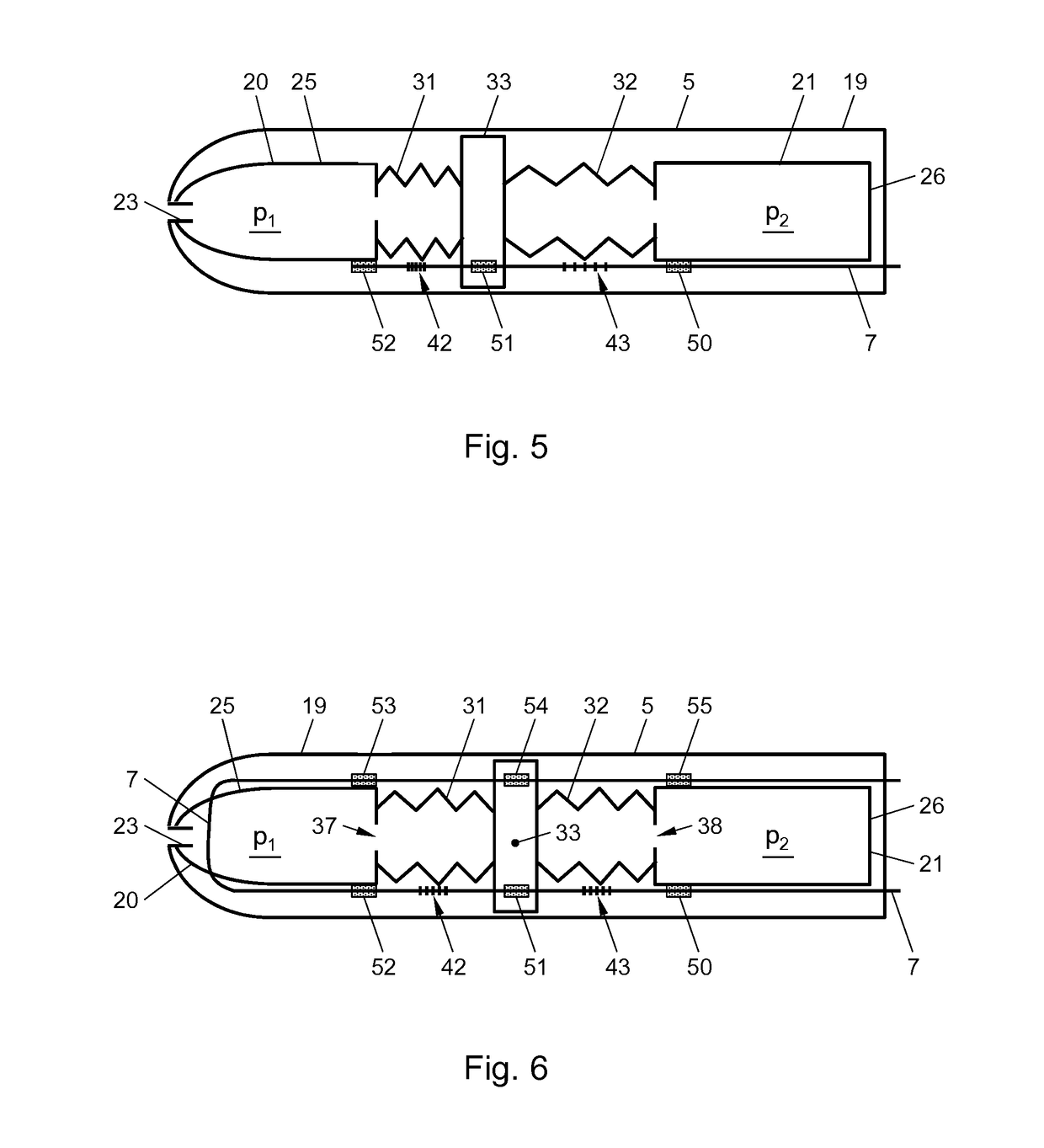 Pressure sensor and sensor system comprising one or more pressure sensors