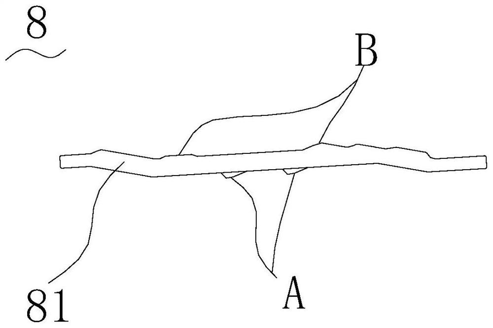 Forming method of thin web forge piece