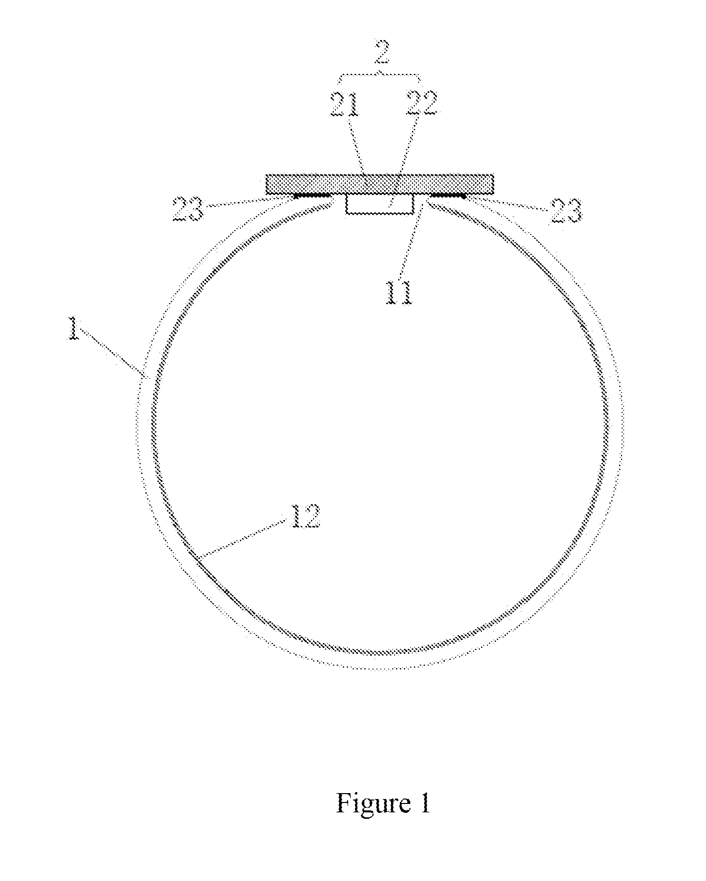 LED lamp with external light source