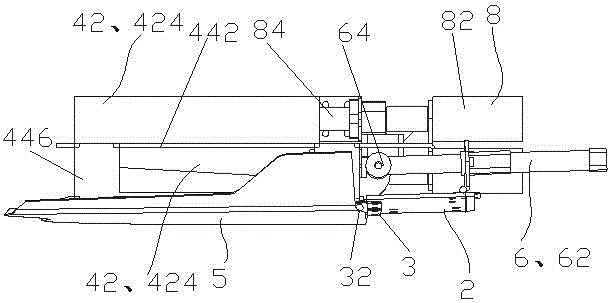 Model spaceship launching structure