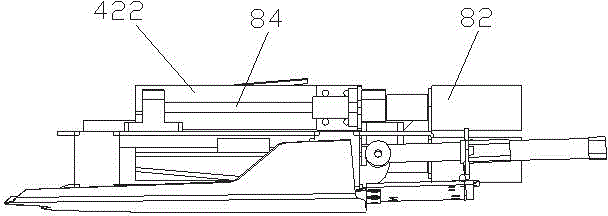 Model spaceship launching structure