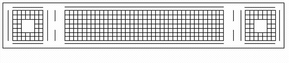 H-type array ion trap and method for carrying out ion-ion reaction in trap