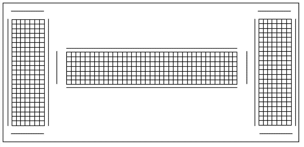 H-type array ion trap and method for carrying out ion-ion reaction in trap