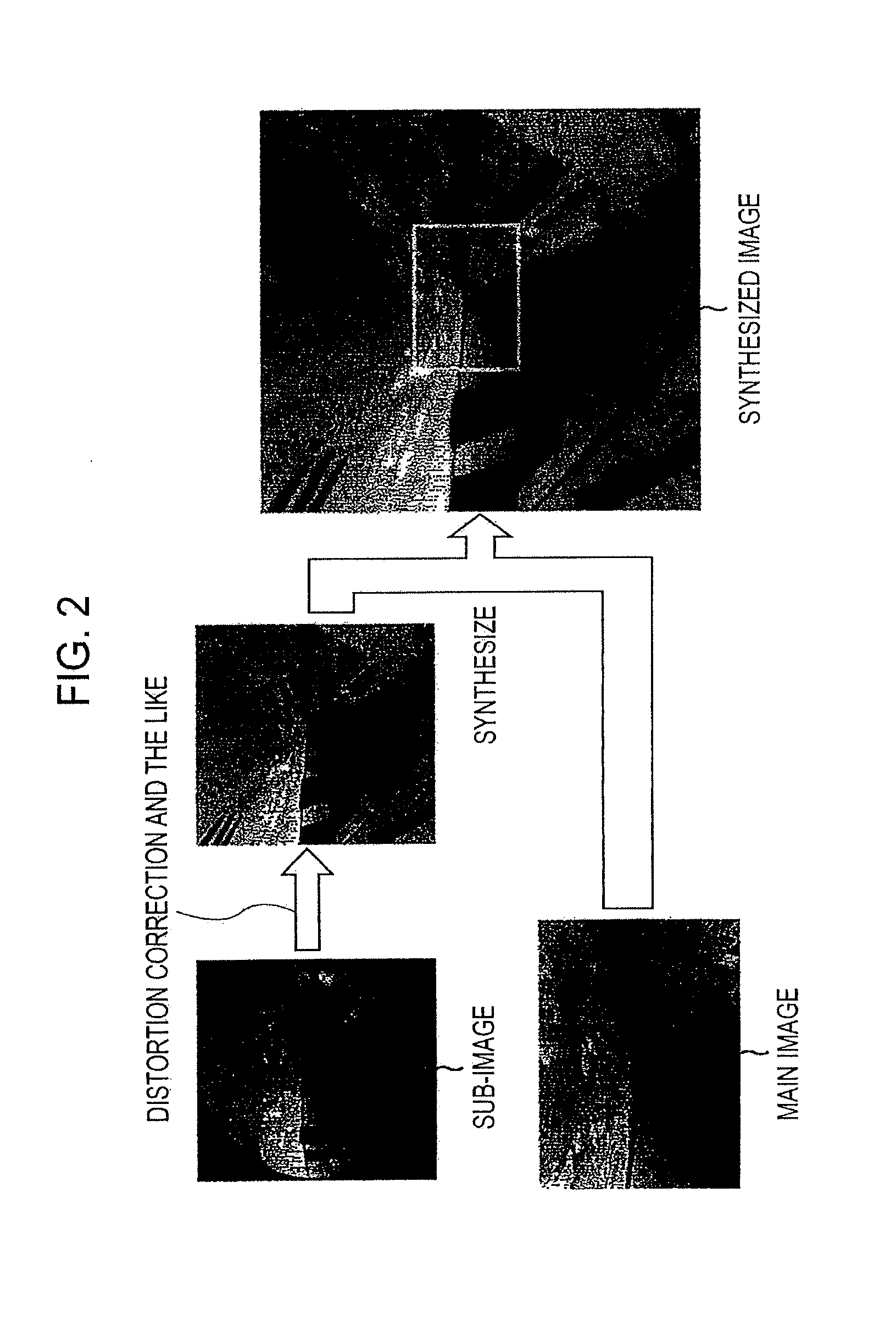 Imaging compositions of multiple images having different image ranges