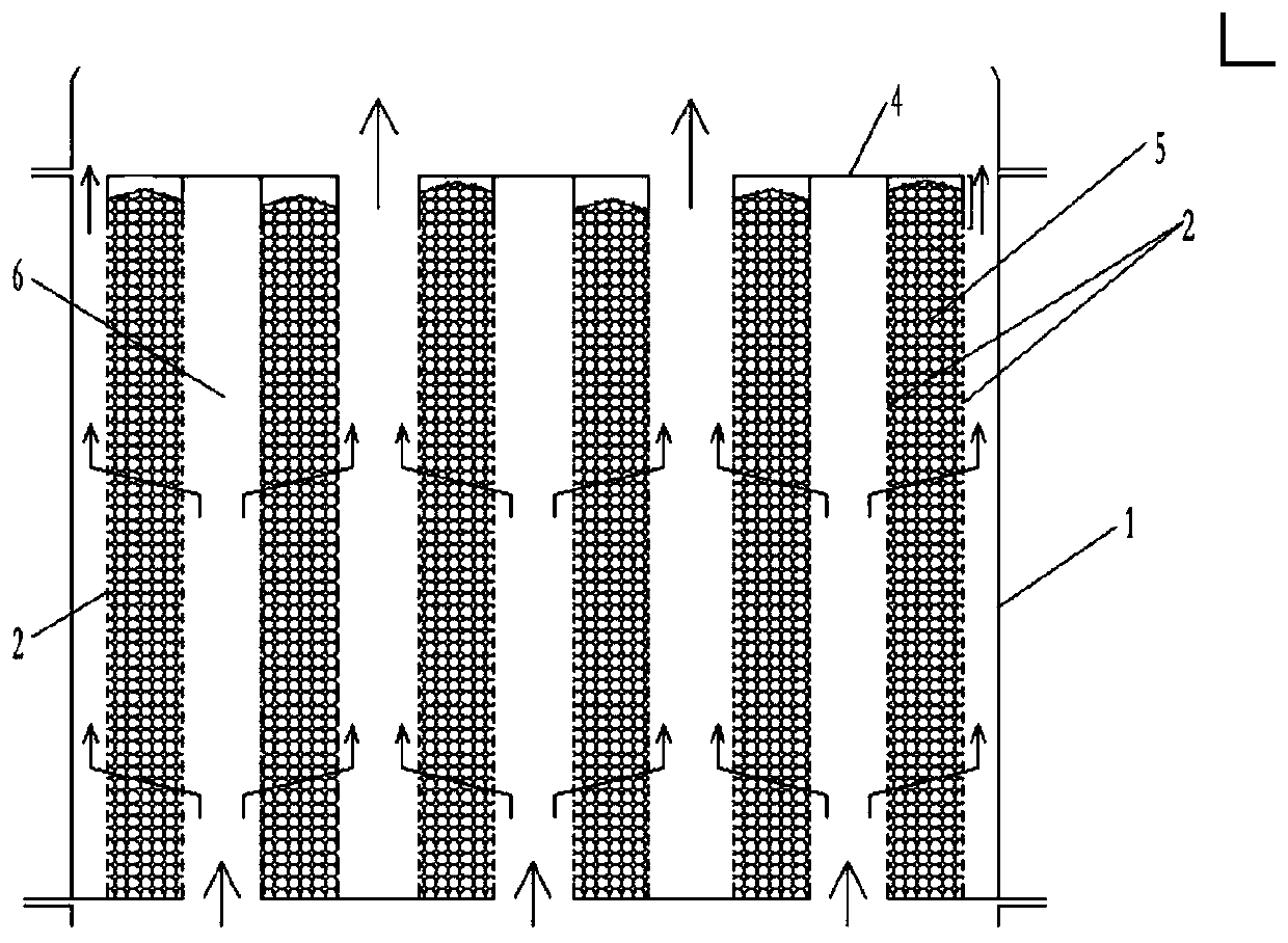 Flue gas denitration catalytic reactor